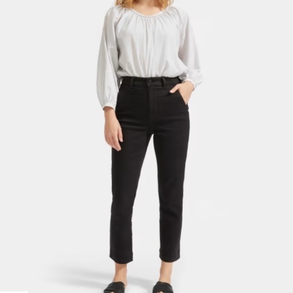 Everlane Straight Leg Crop Pant - Picture 5 of 8
